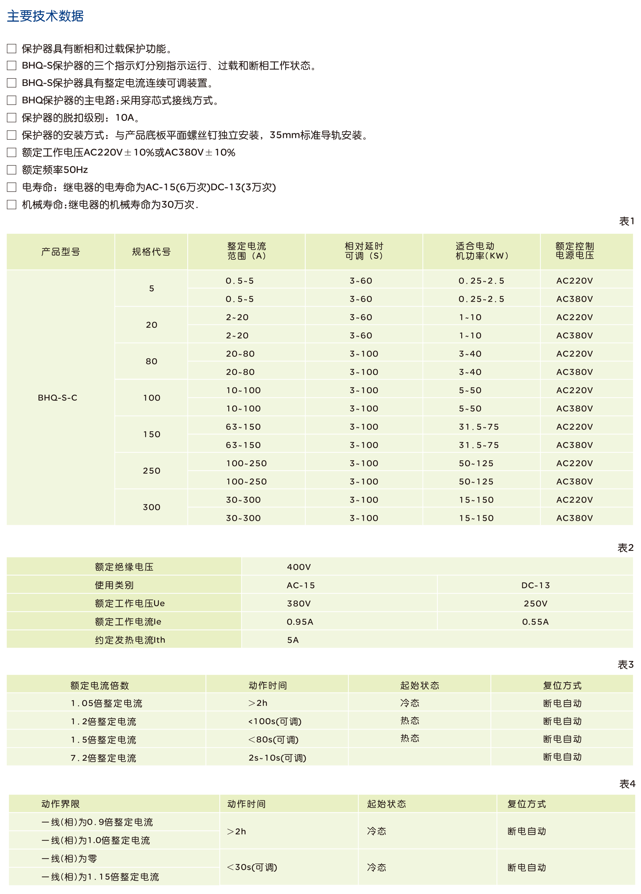 南宫NG·28相信品牌力量BHQ-S-C 系列电动机综合保护器 